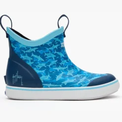 Kids XTRATUF Kids Ankle Deck Boots|Kids Guy Harvey Collection|Big Kids Ankle Deck Boot Guy Harvey
