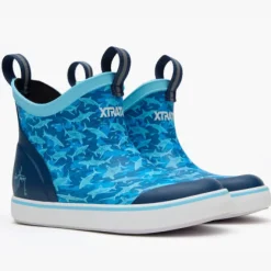 Kids XTRATUF Kids Ankle Deck Boots|Kids Guy Harvey Collection|Big Kids Ankle Deck Boot Guy Harvey