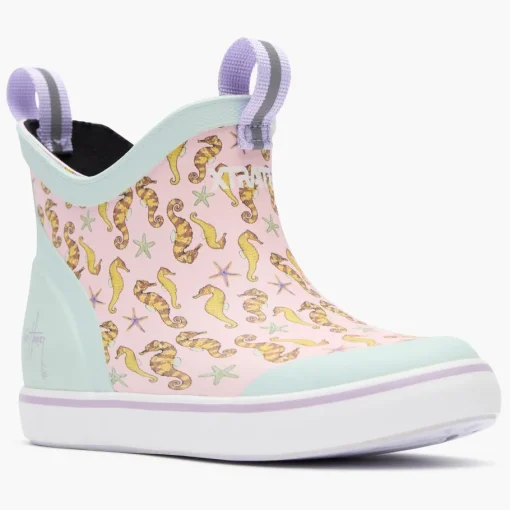 Kids XTRATUF Kids Guy Harvey Collection|Kids Ankle Deck Boots|Big Kids Ankle Deck Boot Guy Harvey