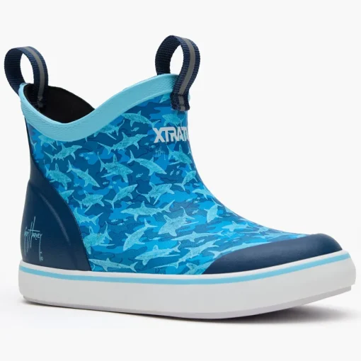 Kids XTRATUF Kids Guy Harvey Collection|Kids Ankle Deck Boots|Little Kids Ankle Deck Boot Guy Harvey