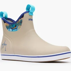 XTRATUF Sport Fishing|All Boots|Men's 6 in Ankle Deck Boot Guy Harvey