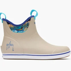 XTRATUF Sport Fishing|All Boots|Men's 6 in Ankle Deck Boot Guy Harvey