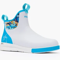 XTRATUF Work|Sport Fishing|Men's 6 in Ankle Deck Boot Sport Guy Harvey