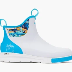 XTRATUF Work|Sport Fishing|Men's 6 in Ankle Deck Boot Sport Guy Harvey