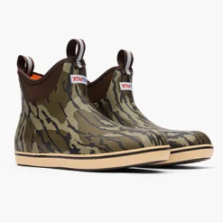 XTRATUF Sport Fishing|All Boots|Men's 6 in Mossy Oak™ Bottomland Ankle Deck Boot