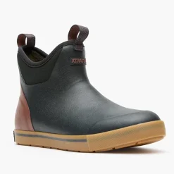 XTRATUF All Boots|Deck Boots|Men's Camp Fleece Lined 6 in Ankle Deck Boot