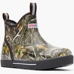 XTRATUF Sport Fishing|Commercial Fishing|Men's Realtree EDGE™ Wheelhouse 6 in Ankle Deck Boot