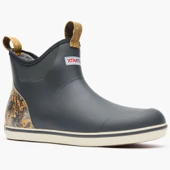 XTRATUF Sport Fishing|Deck Boots|Men's Trolling Pack Fleece Lined Ankle Deck Boot