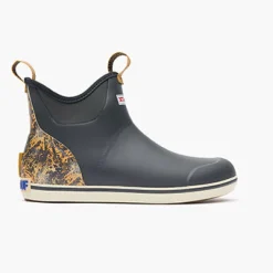 XTRATUF Sport Fishing|Deck Boots|Men's Trolling Pack Fleece Lined Ankle Deck Boot