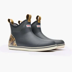 XTRATUF Sport Fishing|Deck Boots|Men's Trolling Pack Fleece Lined Ankle Deck Boot