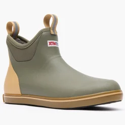 XTRATUF Sport Fishing|All Boots|Men's Trolling Pack Fleece Lined Ankle Deck Boot